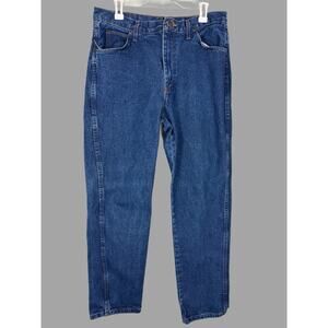 UniFirst Jeans Mens 36x32 Blue HD Denim Pants Actual (32x30)
